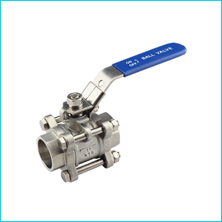 3PC SOCKET WELD BALL VALVE